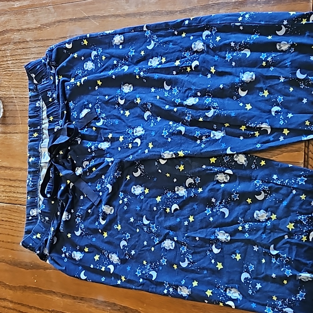 Lands end large pajama pants owl